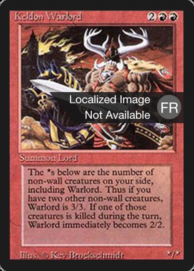 Keldon Warlord [Foreign Black Border] | Clutch Gaming