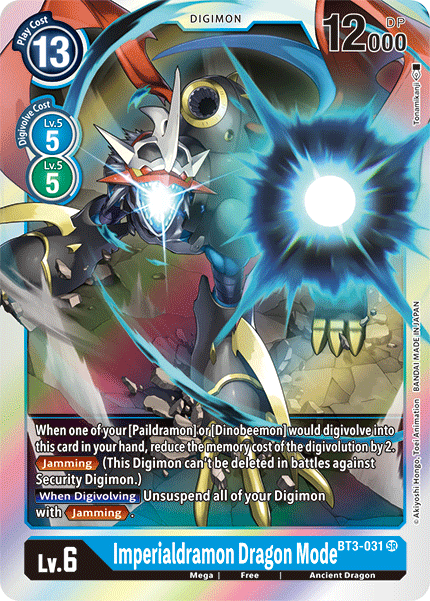 Imperialdramon Dragon Mode [BT3-031] [Release Special Booster Ver.1.5] | Clutch Gaming