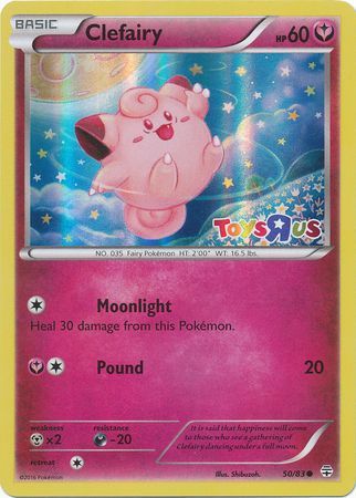 Clefairy (50/83) (Toys R Us Promo) [XY: Generations] | Clutch Gaming