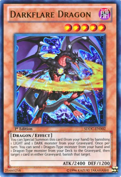 Darkflare Dragon [SDDC-EN002] Ultra Rare | Clutch Gaming