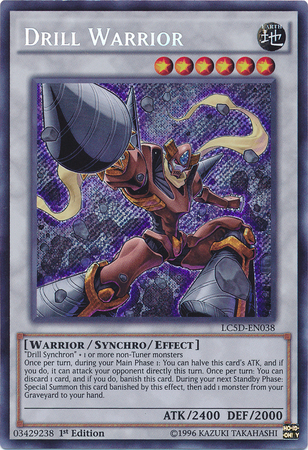 Drill Warrior [LC5D-EN038] Secret Rare | Clutch Gaming