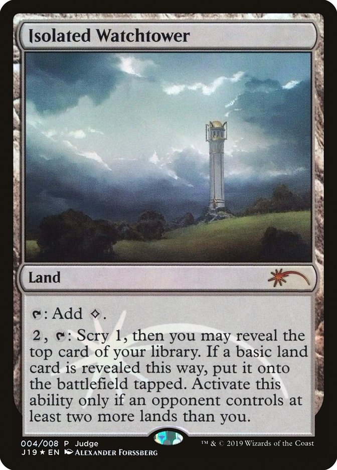 Isolated Watchtower [Judge Gift Cards 2019] | Clutch Gaming