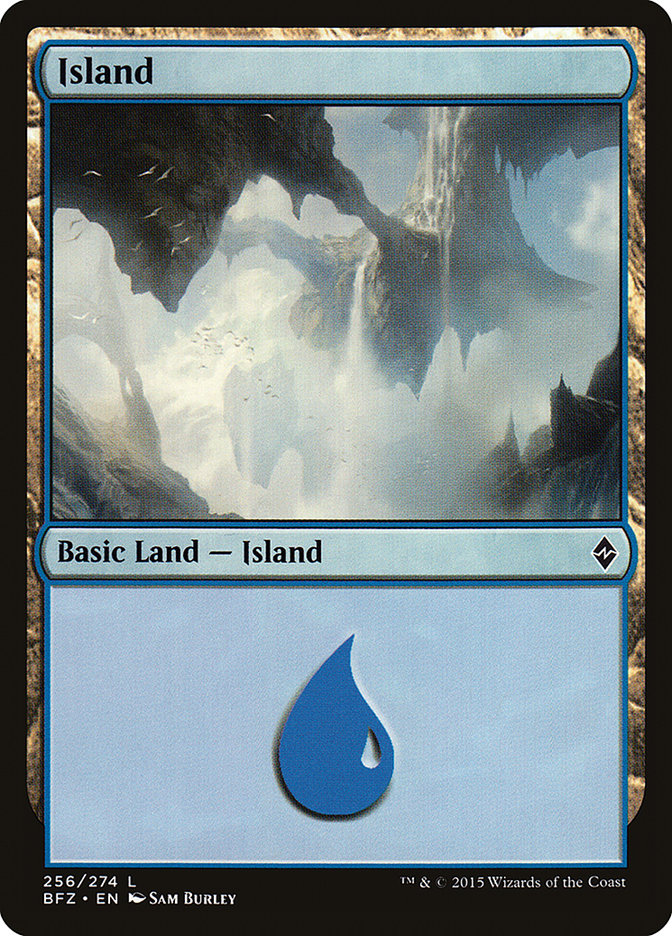 Island (256a) [Battle for Zendikar] | Clutch Gaming