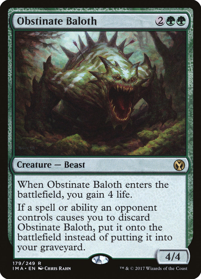 Obstinate Baloth [Iconic Masters] | Clutch Gaming