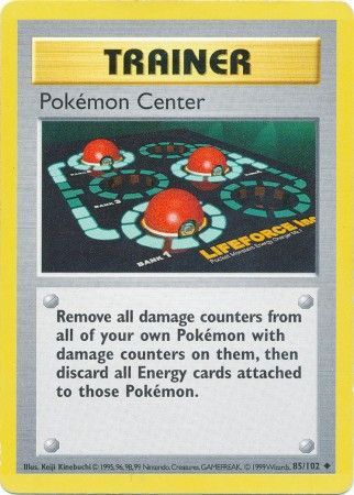 Pokemon Center (85/102) [Base Set Shadowless Unlimited] | Clutch Gaming