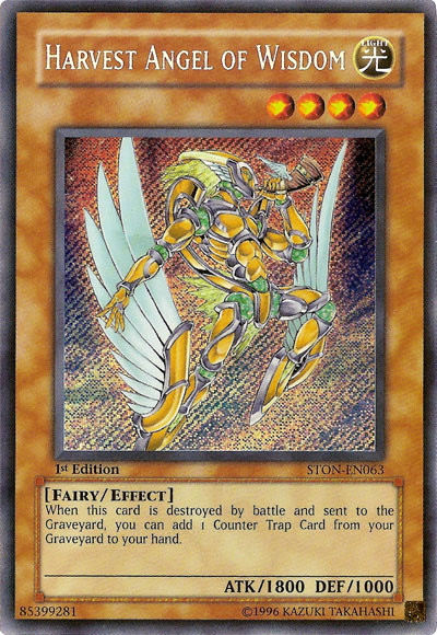 Harvest Angel of Wisdom [STON-EN063] Secret Rare | Clutch Gaming