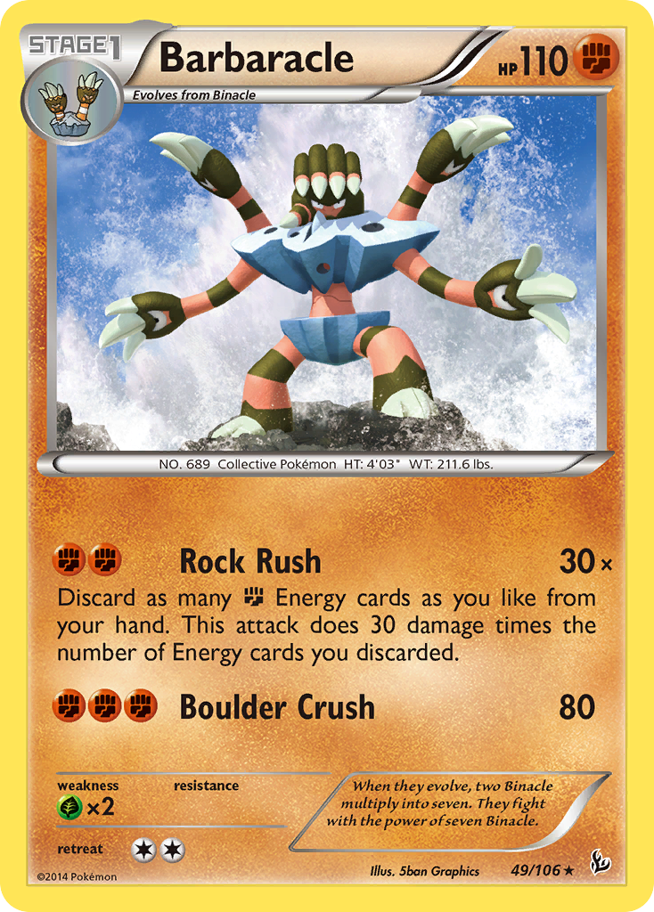 Barbaracle (49/106) [XY: Flashfire] | Clutch Gaming