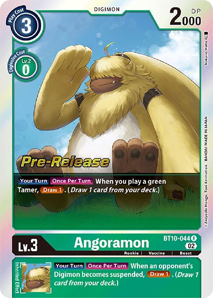 Angoramon [BT10-044] [Xros Encounter Pre-Release Cards] | Clutch Gaming