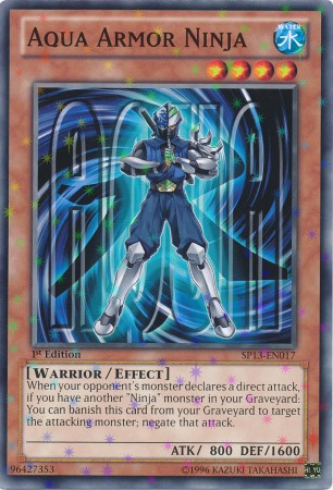 Aqua Armor Ninja [SP13-EN017] Starfoil Rare | Clutch Gaming