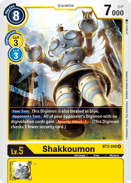 Shakkoumon [BT3-040] [Release Special Booster Ver.1.5] | Clutch Gaming