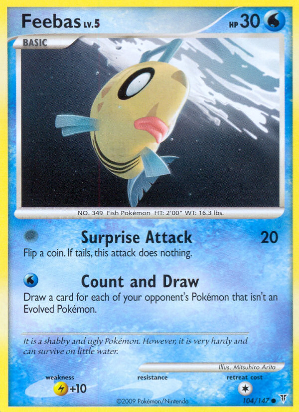 Feebas (104/147) [Platinum: Supreme Victors] | Clutch Gaming