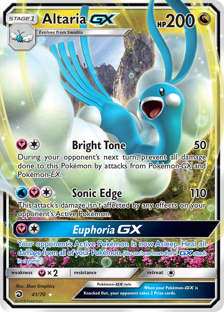 Altaria GX (41/70) [Sun & Moon: Dragon Majesty] | Clutch Gaming