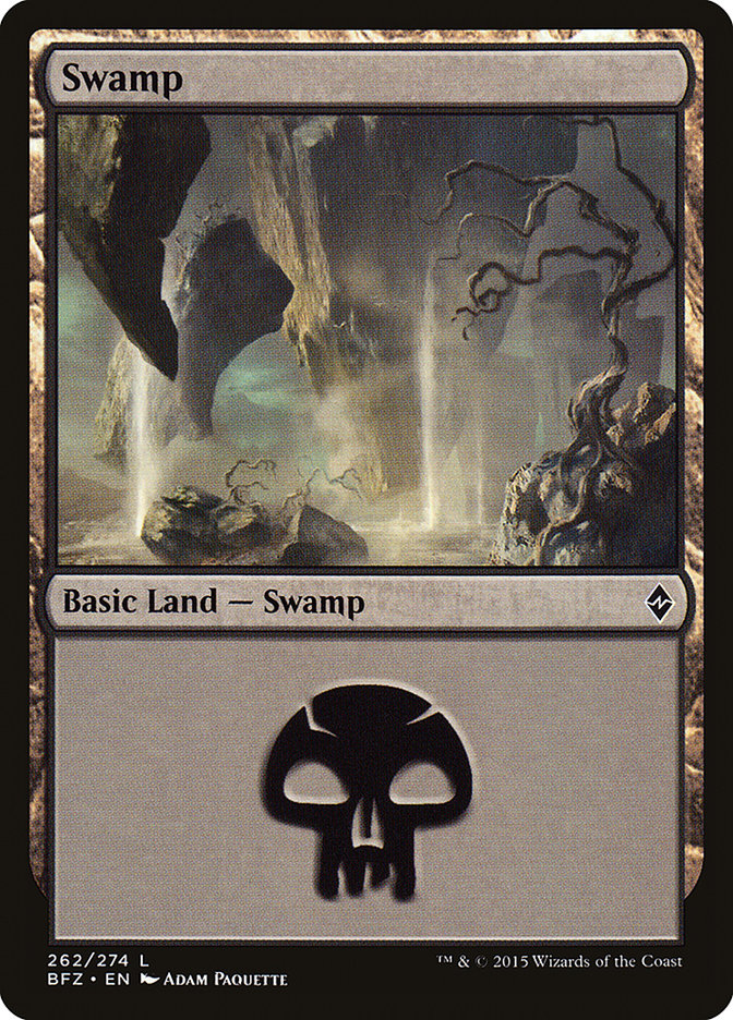 Swamp (262a) [Battle for Zendikar] | Clutch Gaming