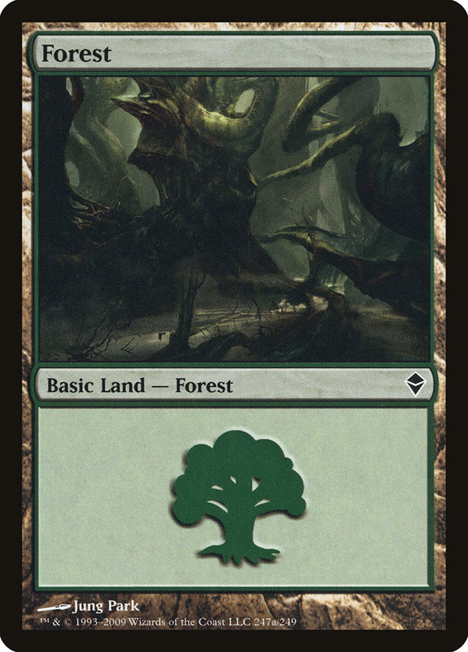 Forest (247a) [Zendikar] | Clutch Gaming