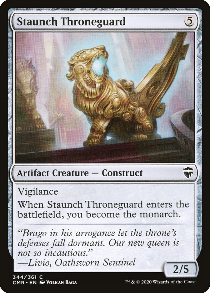 Staunch Throneguard [Commander Legends] | Clutch Gaming