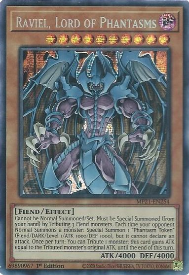 Raviel, Lord of Phantasms [MP21-EN254] Prismatic Secret Rare | Clutch Gaming