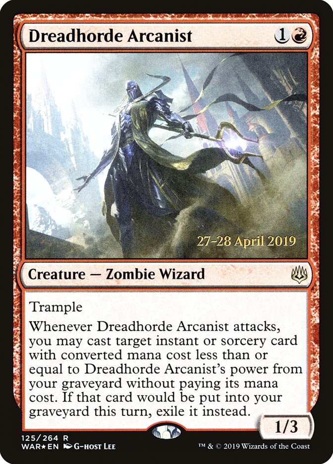 Dreadhorde Arcanist [War of the Spark Prerelease Promos] | Clutch Gaming