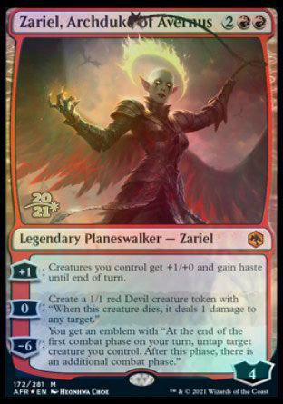 Zariel, Archduke of Avernus [Dungeons & Dragons: Adventures in the Forgotten Realms Prerelease Promos] | Clutch Gaming