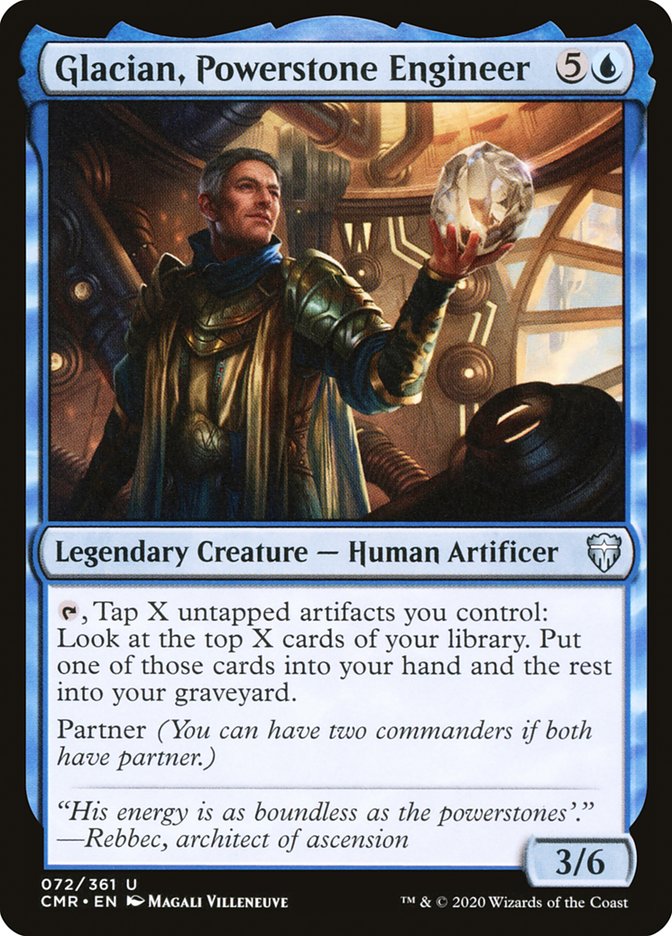 Glacian, Powerstone Engineer [Commander Legends] | Clutch Gaming