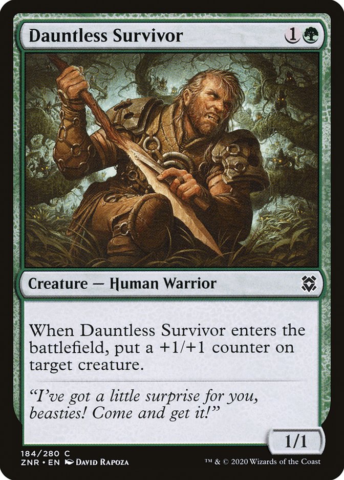 Dauntless Survivor [Zendikar Rising] | Clutch Gaming