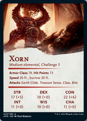 Xorn Art Card [Dungeons & Dragons: Adventures in the Forgotten Realms Art Series] | Clutch Gaming