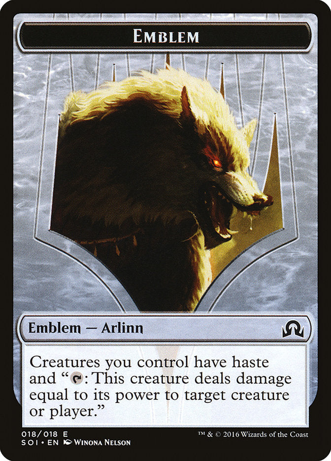 Arlinn Kord Emblem [Shadows over Innistrad Tokens] | Clutch Gaming