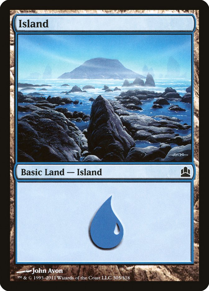 Island (305) [Commander 2011] | Clutch Gaming