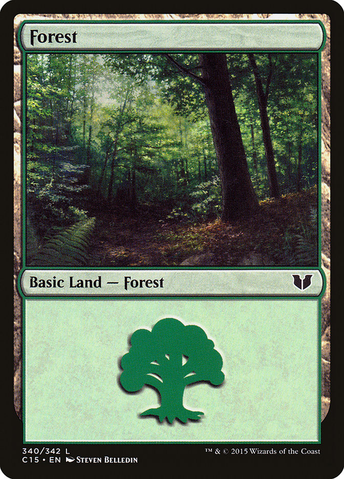 Forest (340) [Commander 2015] | Clutch Gaming