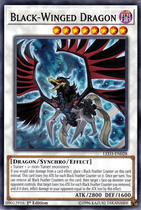 Black-Winged Dragon [LED3-EN028] Common | Clutch Gaming