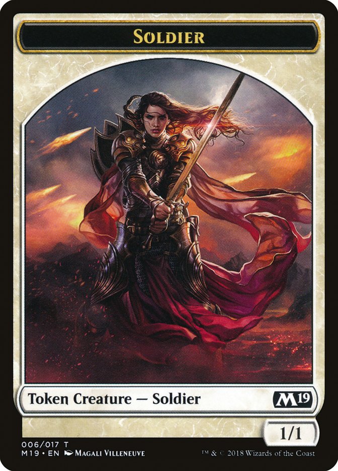 Soldier Token [Core Set 2019 Tokens] | Clutch Gaming