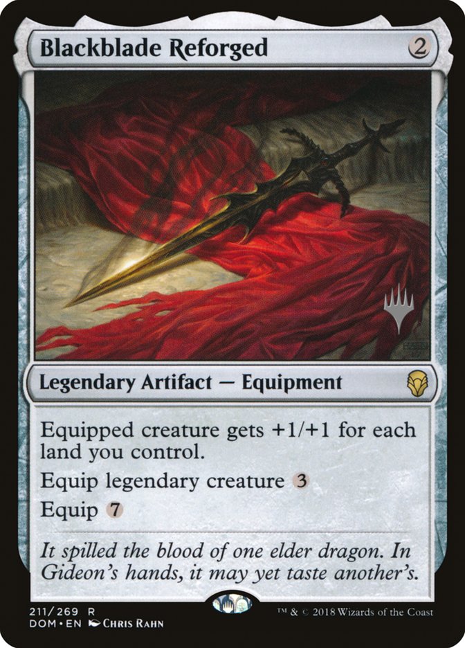 Blackblade Reforged (Promo Pack) [Dominaria Promos] | Clutch Gaming