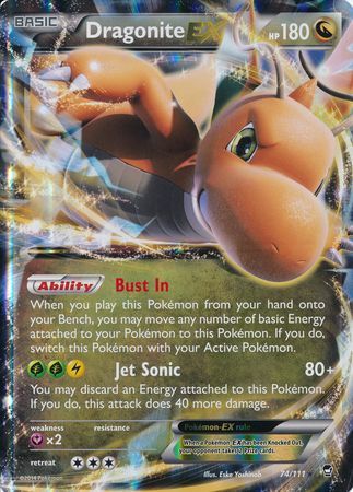 Dragonite EX (74/111) (Jumbo Card) [XY: Furious Fists] | Clutch Gaming