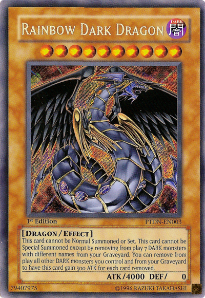 Rainbow Dark Dragon [PTDN-EN003] Secret Rare | Clutch Gaming