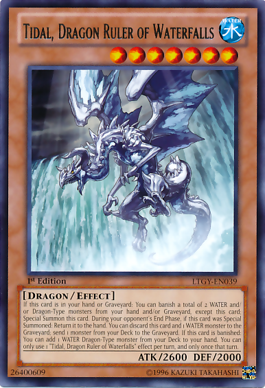 Tidal, Dragon Ruler of Waterfalls [LTGY-EN039] Rare | Clutch Gaming