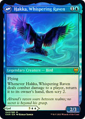 Alrund, God of the Cosmos // Hakka, Whispering Raven [Kaldheim Prerelease Promos] | Clutch Gaming