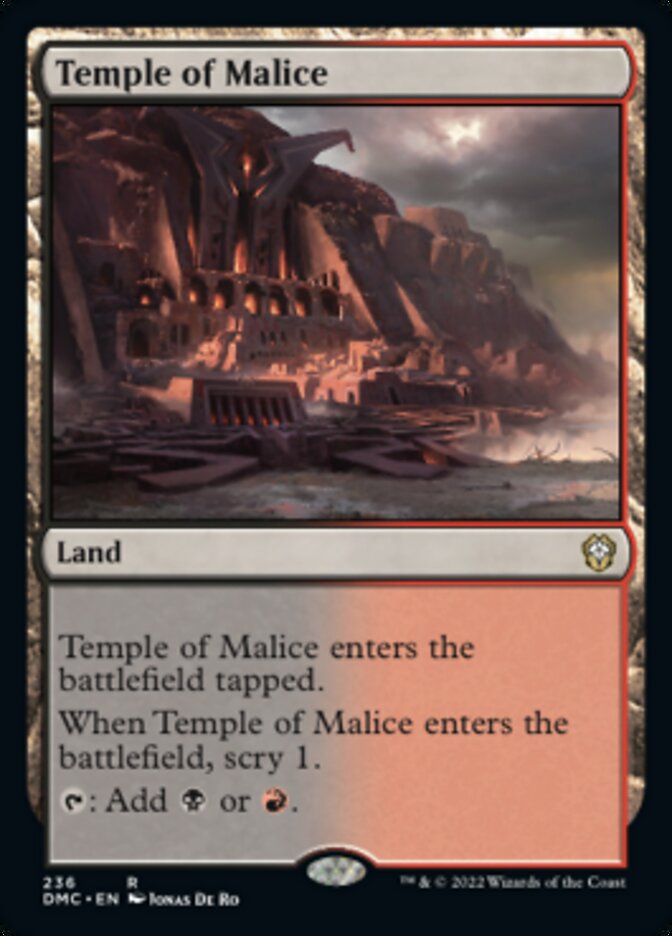 Temple of Malice [Dominaria United Commander] | Clutch Gaming