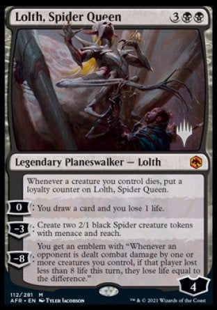 Lolth, Spider Queen (Promo Pack) [Dungeons & Dragons: Adventures in the Forgotten Realms Promos] | Clutch Gaming