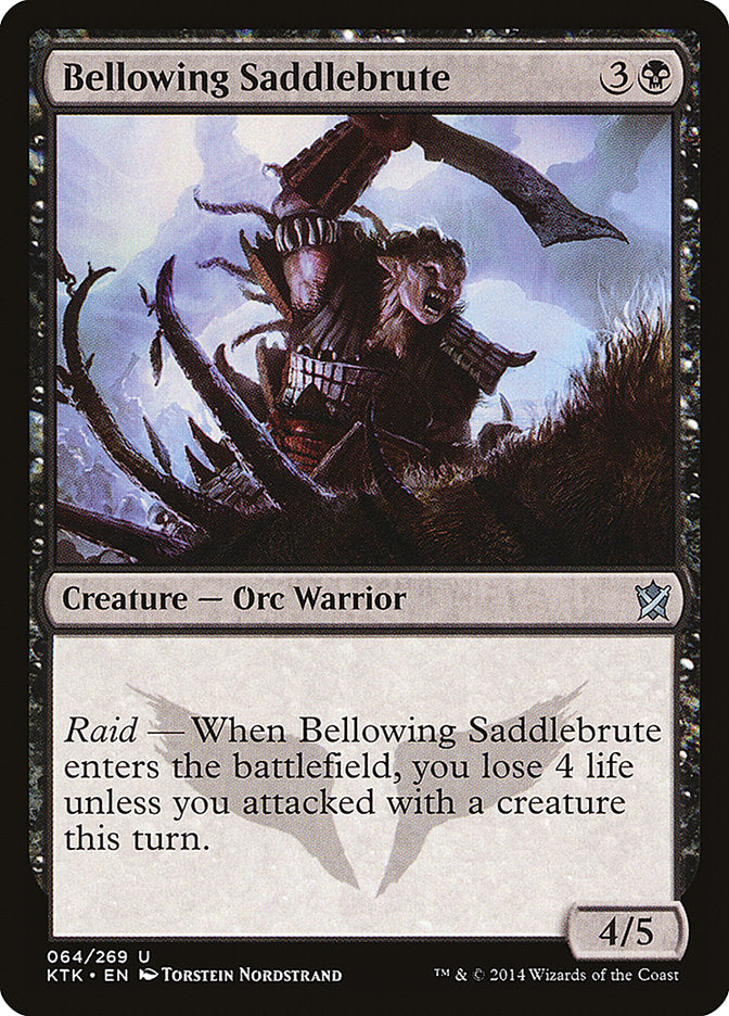 Bellowing Saddlebrute [Khans of Tarkir] | Clutch Gaming