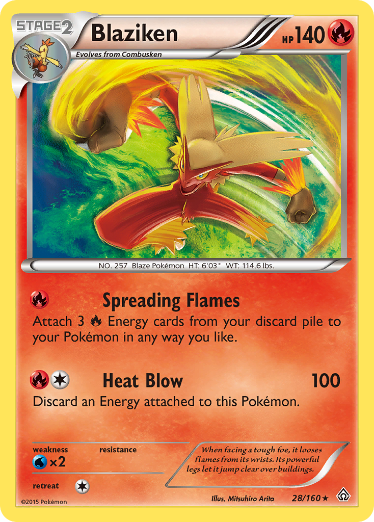 Blaziken (28/160) [XY: Primal Clash] | Clutch Gaming