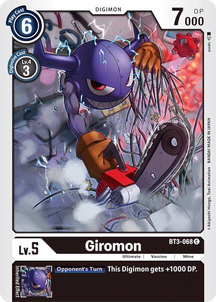 Giromon [BT3-068] [Release Special Booster Ver.1.5] | Clutch Gaming