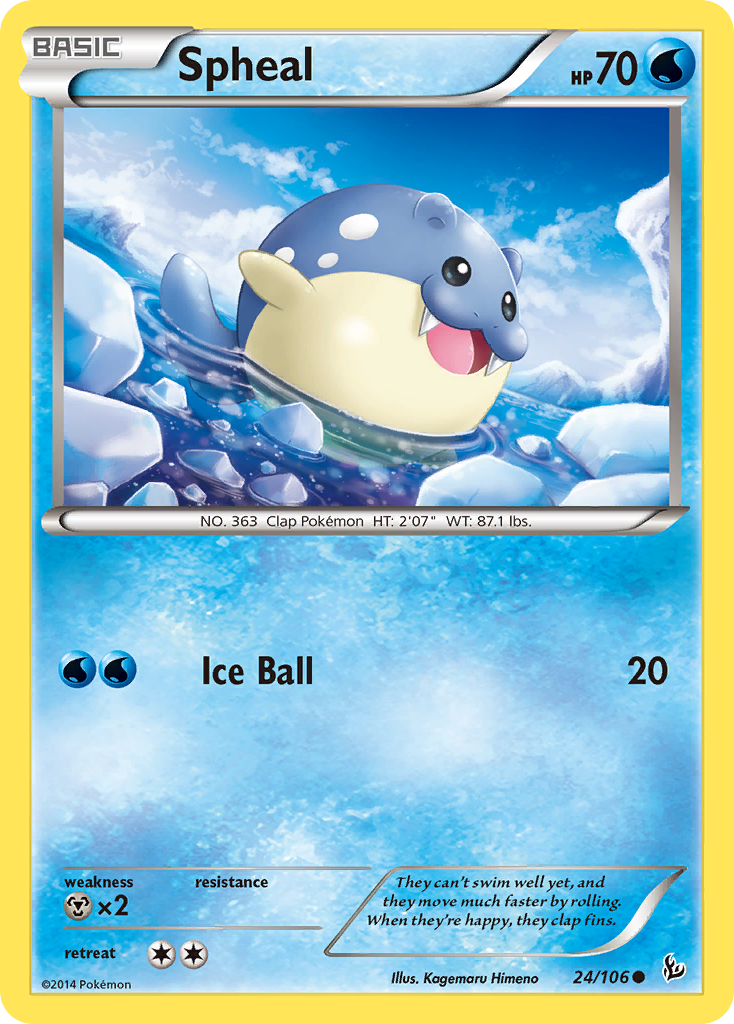 Spheal (24/106) [XY: Flashfire] | Clutch Gaming