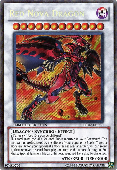 Red Nova Dragon [CT07-EN005] Secret Rare | Clutch Gaming