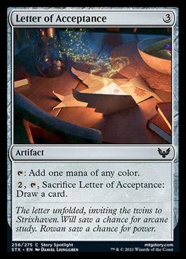 Letter of Acceptance [Strixhaven: School of Mages] | Clutch Gaming