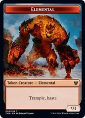 Elemental // Satyr Double-Sided Token [Theros Beyond Death Tokens] | Clutch Gaming