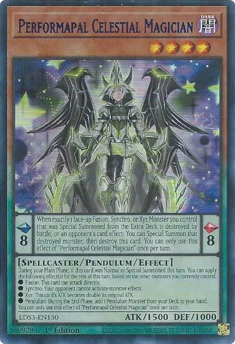 Performapal Celestial Magician (Blue) [LDS3-EN130] Ultra Rare | Clutch Gaming