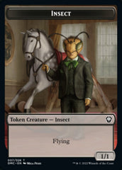 Soldier // Insect Double-Sided Token [Dominaria United Tokens] | Clutch Gaming