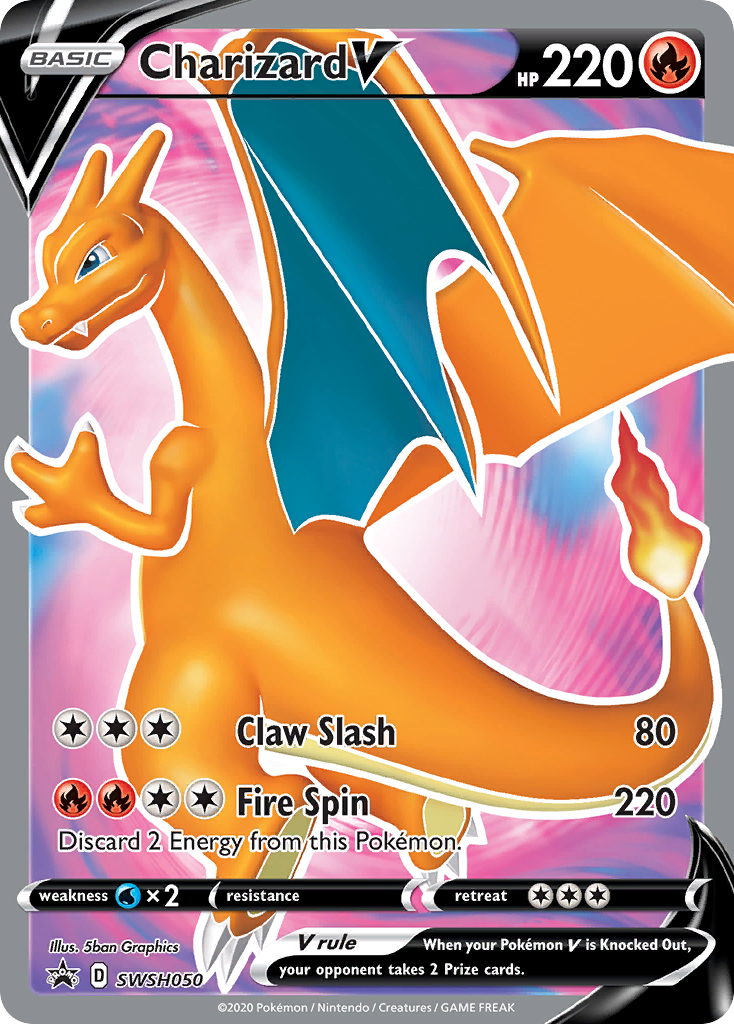 Charizard V (SWSH050) [Sword & Shield: Black Star Promos] | Clutch Gaming