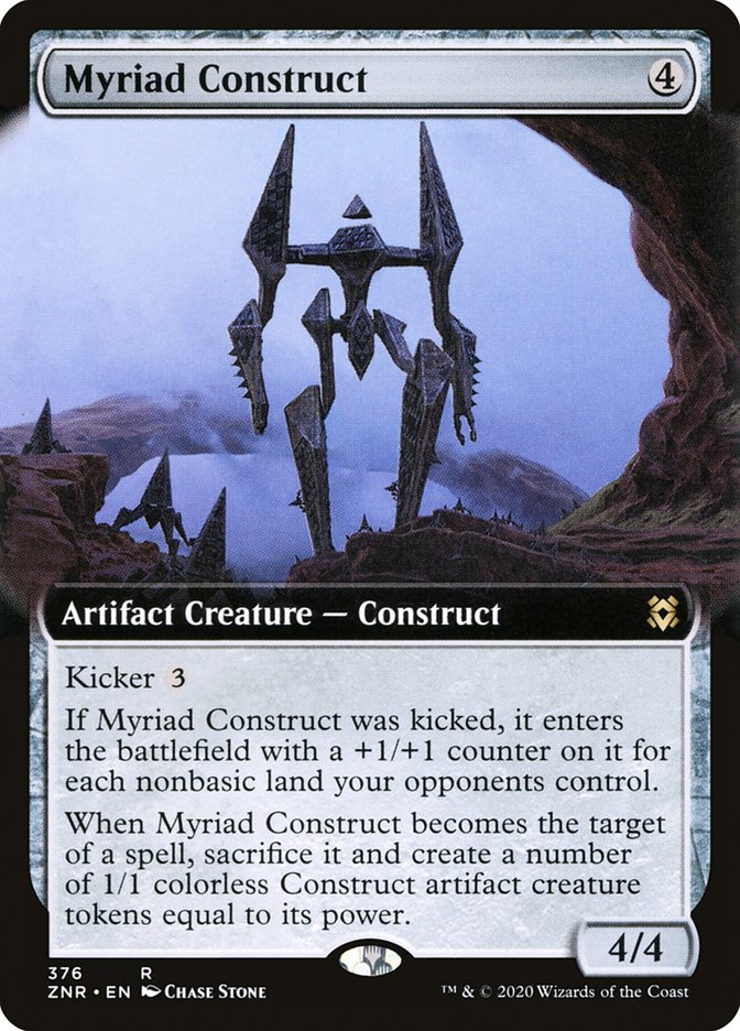 Myriad Construct (Extended Art) [Zendikar Rising] | Clutch Gaming