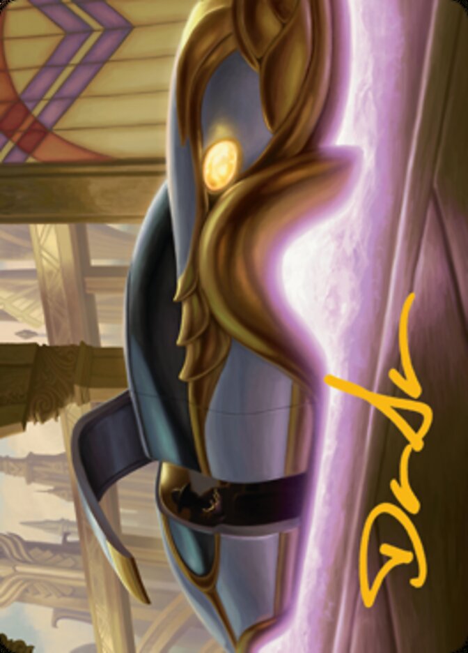 Mysterious Limousine Art Card (Gold-Stamped Signature) [Streets of New Capenna Art Series] | Clutch Gaming