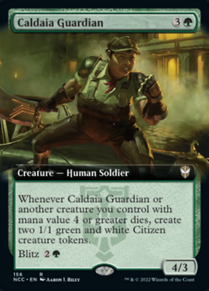 Caldaia Guardian (Extended Art) [Streets of New Capenna Commander] | Clutch Gaming